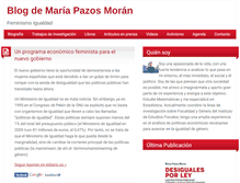 Tablet Screenshot of mariapazos.com